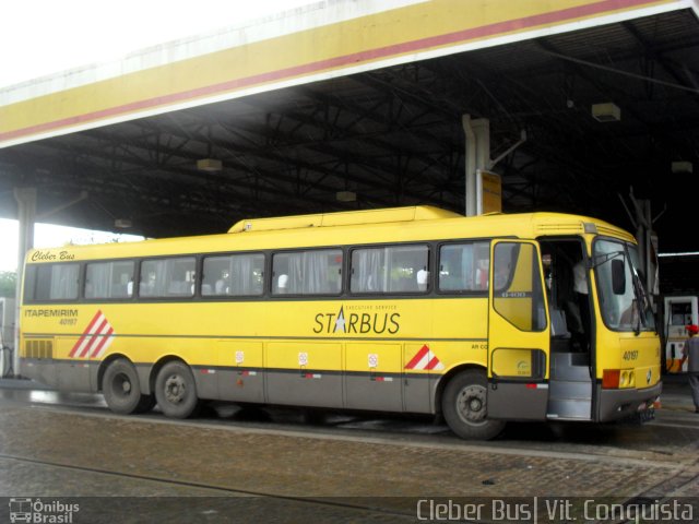 Viação Itapemirim 40197 na cidade de Vitória da Conquista, Bahia, Brasil, por Cleber Bus. ID da foto: 5793743.