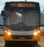 Viação Araguarina 3173 na cidade de Goiânia, Goiás, Brasil, por Carlos Júnior. Número da foto: #:id.