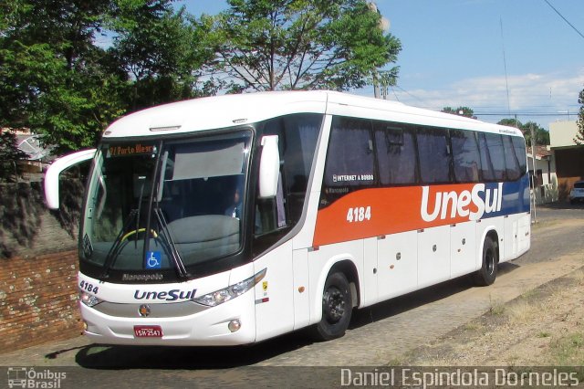 Unesul de Transportes 4184 na cidade de Cachoeira do Sul, Rio Grande do Sul, Brasil, por Daniel Espindola Dorneles. Número da foto: #5794498.