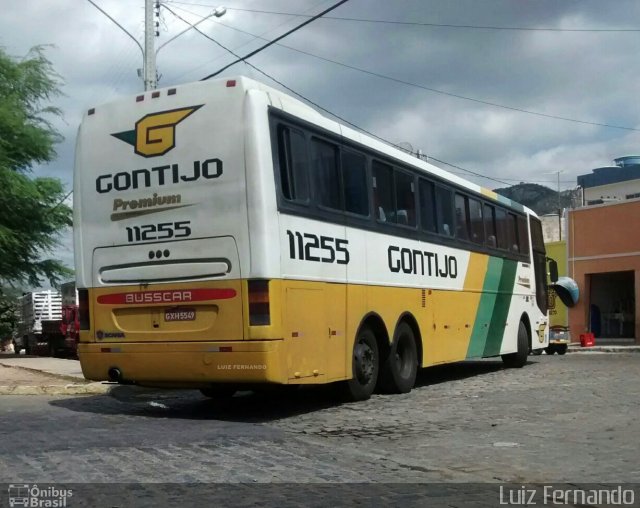 Empresa Gontijo de Transportes 11255 na cidade de Serra Talhada, Pernambuco, Brasil, por Luiz Fernando. ID da foto: 5794460.