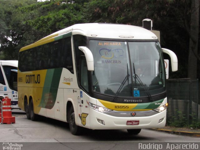 Empresa Gontijo de Transportes 18855 na cidade de São Paulo, São Paulo, Brasil, por Rodrigo  Aparecido. ID da foto: 5795100.