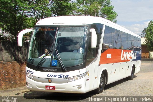 Unesul de Transportes 4156 na cidade de Cachoeira do Sul, Rio Grande do Sul, Brasil, por Daniel Espindola Dorneles. ID da foto: 5794496.