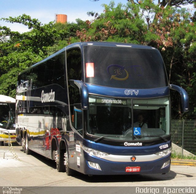 Viação Cometa 17328 na cidade de São Paulo, São Paulo, Brasil, por Rodrigo  Aparecido. Número da foto: #5795175.