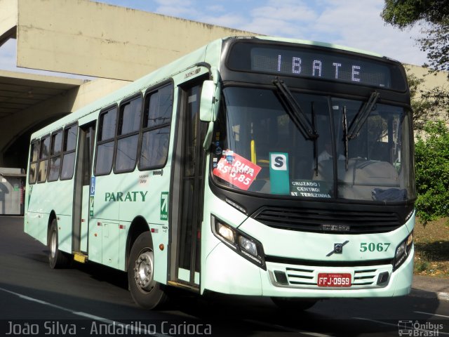 Viação Paraty 5067 na cidade de São Carlos, São Paulo, Brasil, por João Silva. ID da foto: 5794905.