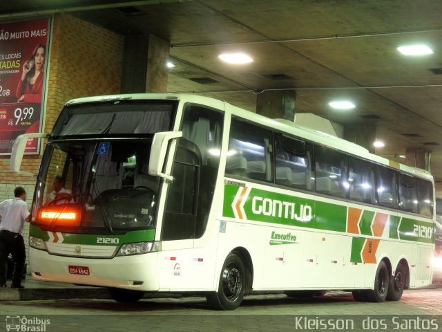 Empresa Gontijo de Transportes 21210 na cidade de Belo Horizonte, Minas Gerais, Brasil, por Kleisson  dos Santos. ID da foto: 5796085.