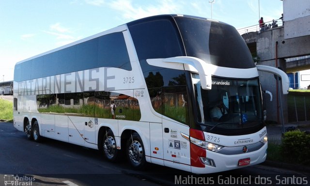 Auto Viação Catarinense 3725 na cidade de Campinas, São Paulo, Brasil, por Matheus Gabriel dos Santos. Número da foto: #5847574.