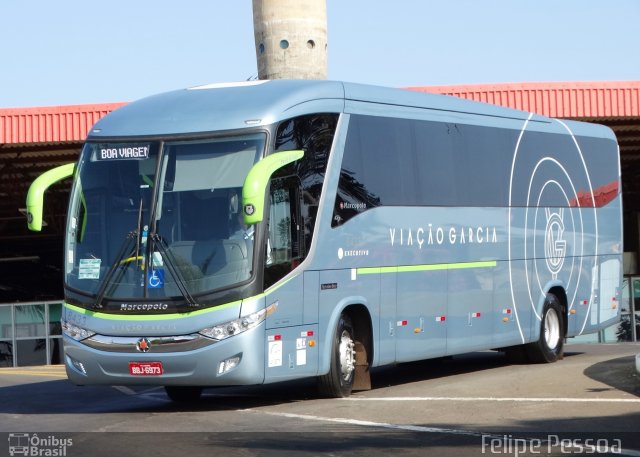 Viação Garcia 8433 na cidade de Londrina, Paraná, Brasil, por Felipe Pessoa de Albuquerque. ID da foto: 5847182.