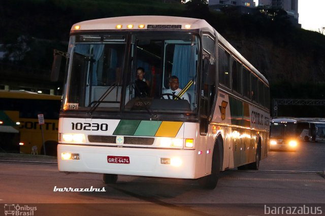 Empresa Gontijo de Transportes 10230 na cidade de Belo Horizonte, Minas Gerais, Brasil, por Rodrigo Barraza. ID da foto: 5846240.