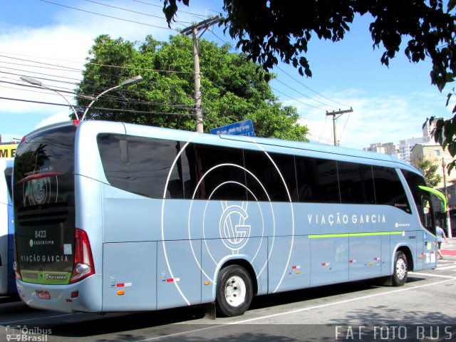 Viação Garcia 8423 na cidade de São Paulo, São Paulo, Brasil, por Flavio Alberto Fernandes. ID da foto: 5846751.