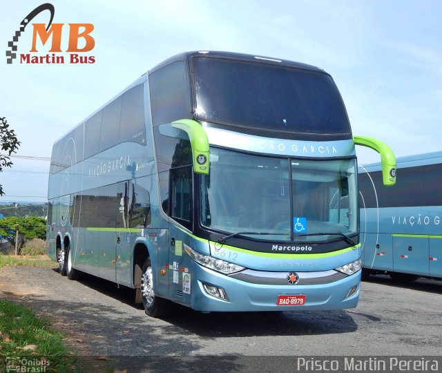 Viação Garcia 8612 na cidade de Campinas, São Paulo, Brasil, por Prisco Martin Pereira. Número da foto: #5847817.