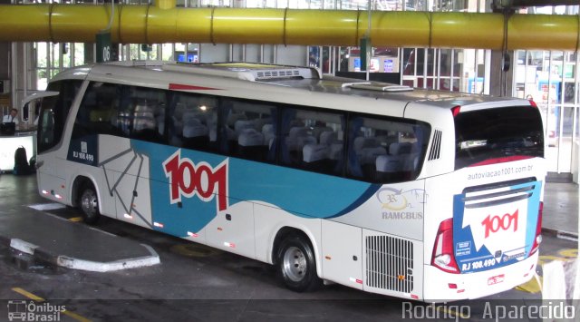 Auto Viação 1001 RJ 108.490 na cidade de São Paulo, São Paulo, Brasil, por Rodrigo  Aparecido. Número da foto: #5867206.