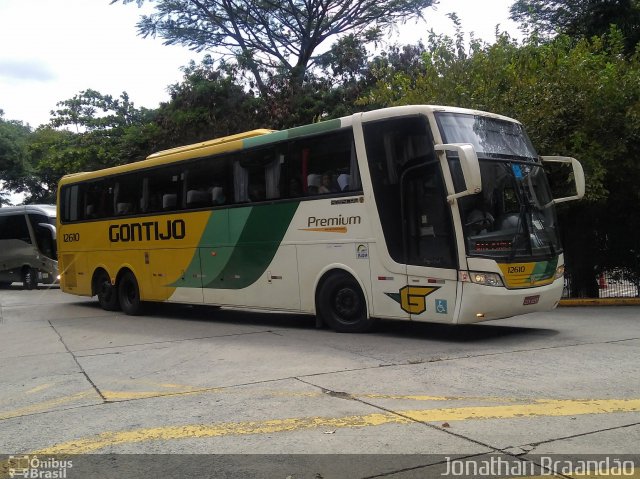 Empresa Gontijo de Transportes 12610 na cidade de São Paulo, São Paulo, Brasil, por Jonathan Braandão. ID da foto: 5866221.