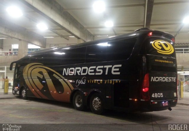 Expresso Nordeste 4805 na cidade de Curitiba, Paraná, Brasil, por Roger Coelho. Número da foto: #5867738.