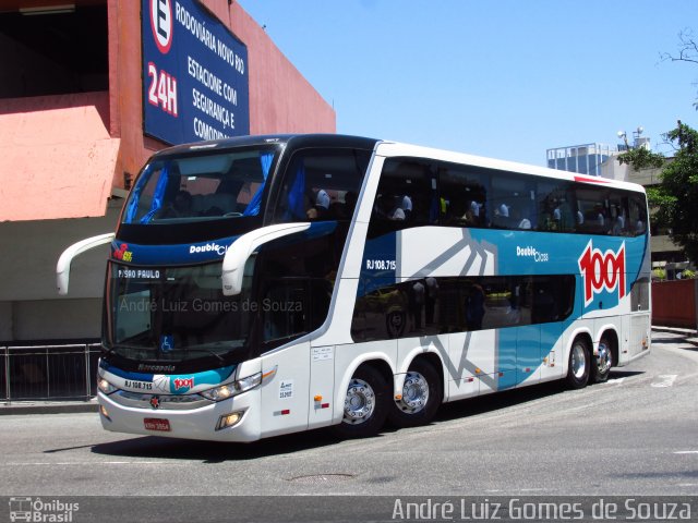Auto Viação 1001 RJ 108.715 na cidade de Rio de Janeiro, Rio de Janeiro, Brasil, por André Luiz Gomes de Souza. Número da foto: #5867229.