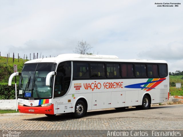 Viação Serrense 1000 na cidade de João Monlevade, Minas Gerais, Brasil, por Antonio Carlos Fernandes. ID da foto: 5866753.