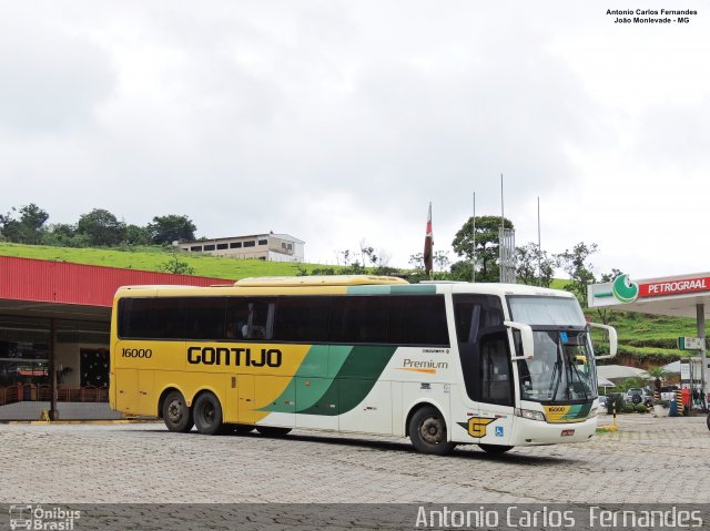 Empresa Gontijo de Transportes 16000 na cidade de João Monlevade, Minas Gerais, Brasil, por Antonio Carlos Fernandes. Número da foto: #5866742.