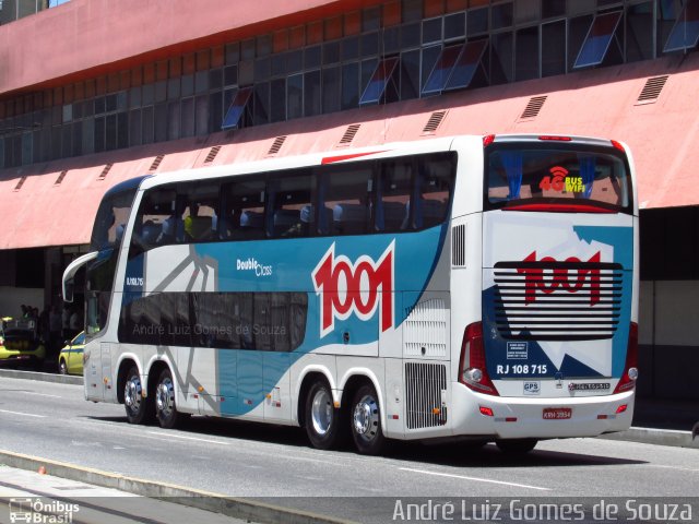 Auto Viação 1001 RJ 108.715 na cidade de Rio de Janeiro, Rio de Janeiro, Brasil, por André Luiz Gomes de Souza. Número da foto: #5867232.
