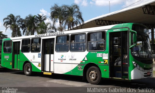 VB Transportes e Turismo 3888 na cidade de Campinas, São Paulo, Brasil, por Matheus Gabriel dos Santos. ID da foto: 5868544.