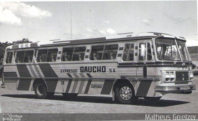 Expresso Gaucho 28 na cidade de Santa Cruz do Sul, Rio Grande do Sul, Brasil, por Matheus Goelzer. ID da foto: 5869582.