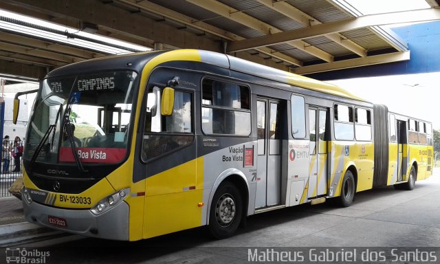 Viação Boa Vista BV-123033 na cidade de Campinas, São Paulo, Brasil, por Matheus Gabriel dos Santos. Número da foto: #5868542.