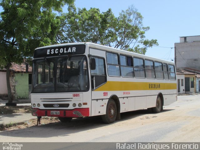 Viação Bom Sucesso 1801 na cidade de Aracaju, Sergipe, Brasil, por Rafael Rodrigues Forencio. ID da foto: 5868140.