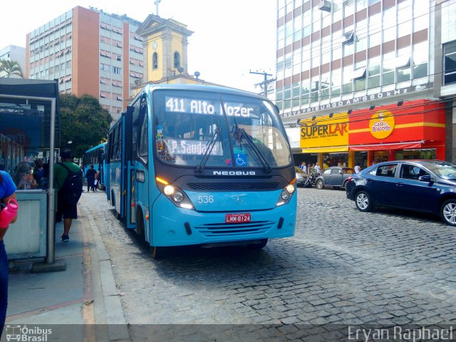 FAOL - Friburgo Auto Ônibus 536 na cidade de Nova Friburgo, Rio de Janeiro, Brasil, por Eryan Raphael. Número da foto: #5868538.