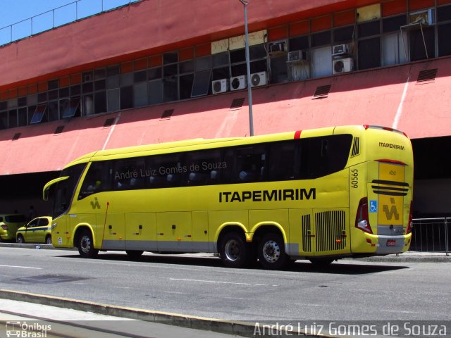 Viação Itapemirim 60565 na cidade de Rio de Janeiro, Rio de Janeiro, Brasil, por André Luiz Gomes de Souza. Número da foto: #5868934.