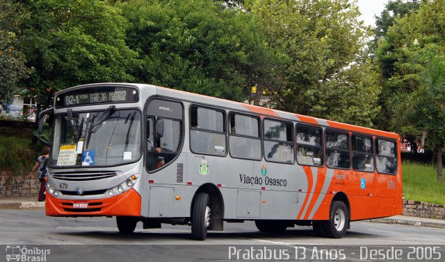 Viação Osasco 670 na cidade de Osasco, São Paulo, Brasil, por Cristiano Soares da Silva. Número da foto: #5868595.