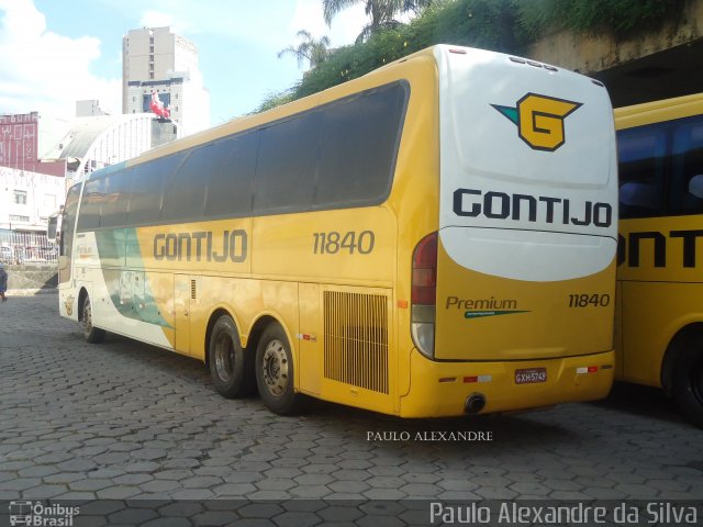 Empresa Gontijo de Transportes 11840 na cidade de Belo Horizonte, Minas Gerais, Brasil, por Paulo Alexandre da Silva. ID da foto: 5870596.