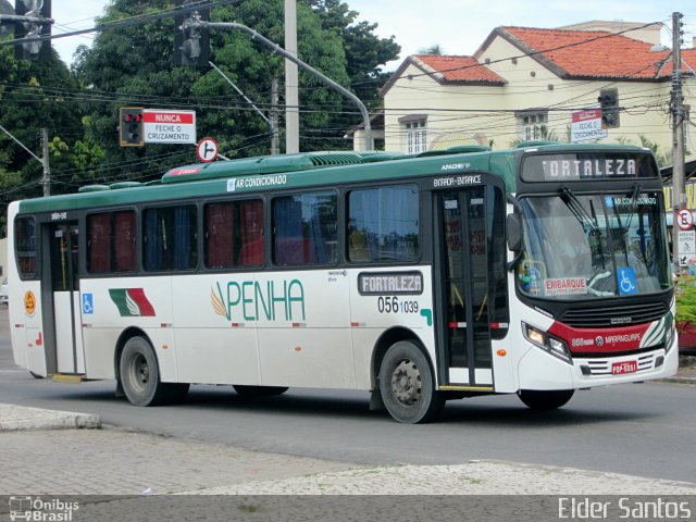 Viação Penha 0561039 na cidade de Fortaleza, Ceará, Brasil, por Francisco Elder Oliveira dos Santos. Número da foto: #5872205.