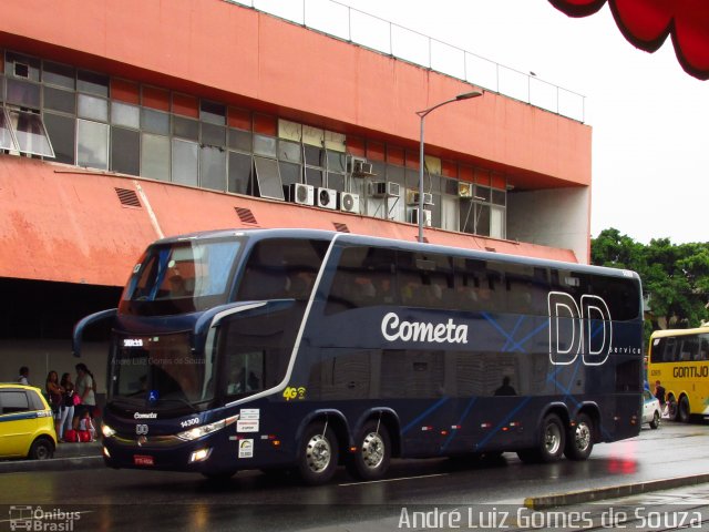 Viação Cometa 14300 na cidade de Rio de Janeiro, Rio de Janeiro, Brasil, por André Luiz Gomes de Souza. Número da foto: #5871631.