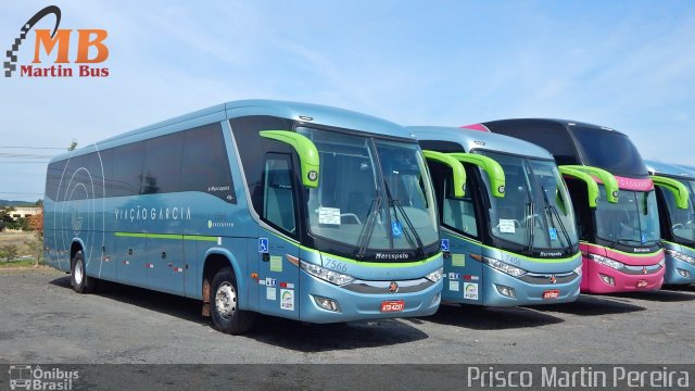 Viação Garcia 7566 na cidade de Campinas, São Paulo, Brasil, por Prisco Martin Pereira. Número da foto: #5870624.
