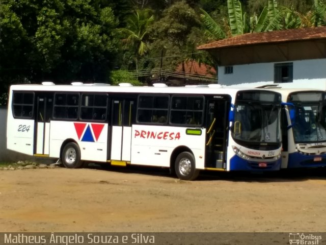 Viação Princesa da Serra 224 na cidade de Valença, Rio de Janeiro, Brasil, por Matheus Ângelo Souza e Silva. ID da foto: 5871387.