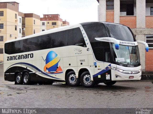 Zancanaro Turismo 9001 na cidade de Santa Maria, Rio Grande do Sul, Brasil, por Matheus Etges. ID da foto: 5871779.