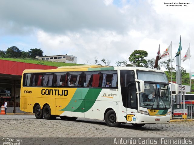 Empresa Gontijo de Transportes 12040 na cidade de João Monlevade, Minas Gerais, Brasil, por Antonio Carlos Fernandes. ID da foto: 5870426.