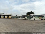 Empresa Gontijo de Transportes Garagem AMJ na cidade de Almenara, Minas Gerais, Brasil, por Paulo Sérgio Silva. ID da foto: :id.