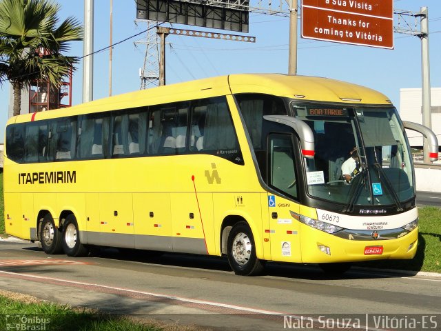 Viação Itapemirim 60673 na cidade de Vitória, Espírito Santo, Brasil, por Natã  Souza. ID da foto: 5872906.