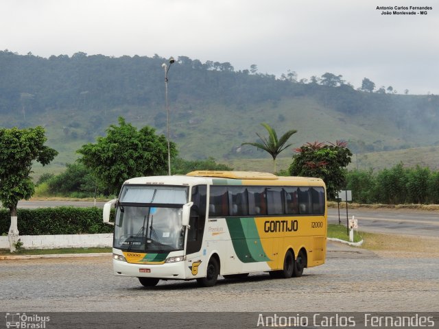 Empresa Gontijo de Transportes 12000 na cidade de João Monlevade, Minas Gerais, Brasil, por Antonio Carlos Fernandes. ID da foto: 5872819.