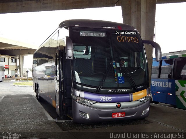 Rota Transportes Rodoviários 7805 na cidade de Aracaju, Sergipe, Brasil, por David  Souza. ID da foto: 5873258.