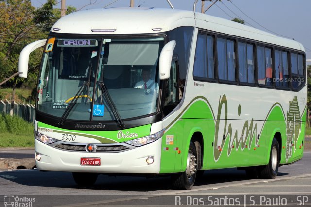 Turismo e Fretamento Orion Transportes 3300 na cidade de São Paulo, São Paulo, Brasil, por Rafael Santos. Número da foto: #5872730.