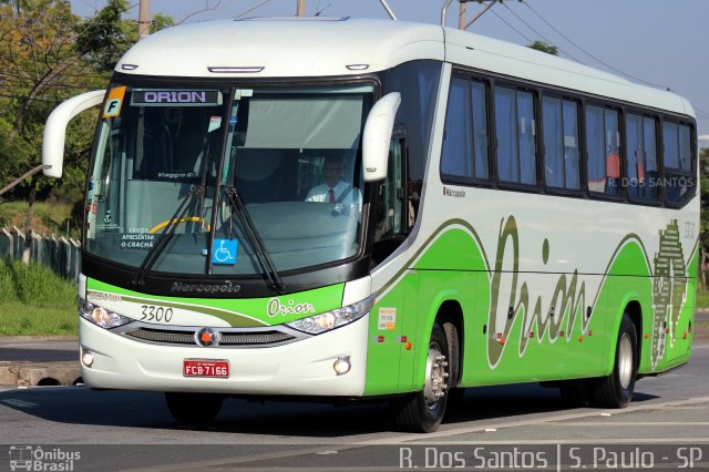 Turismo e Fretamento Orion Transportes 3300 na cidade de São Paulo, São Paulo, Brasil, por Rafael Santos. ID da foto: 5872730.