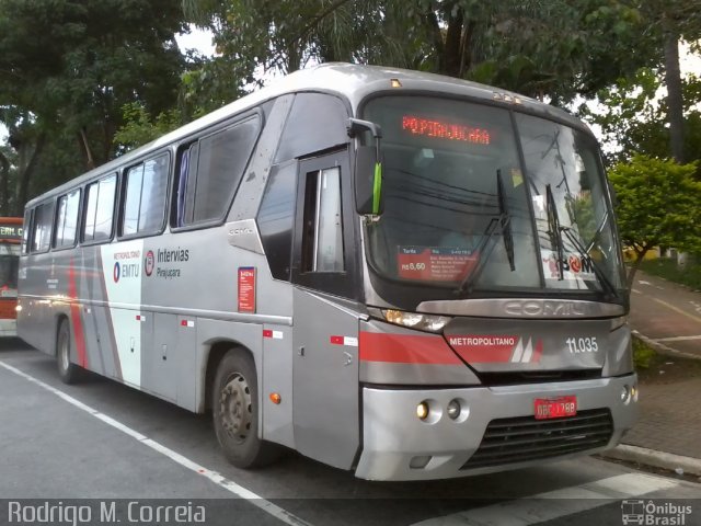 Viação Pirajuçara 11.035 na cidade de São Paulo, São Paulo, Brasil, por Jonathan  Aguiar Correa. Número da foto: #5874154.