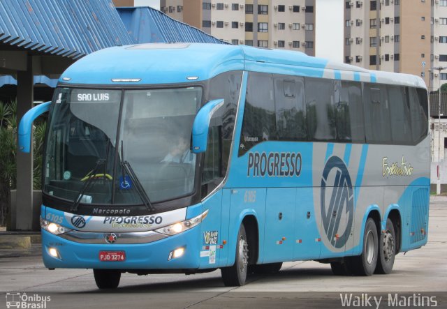 Auto Viação Progresso 6105 na cidade de Natal, Rio Grande do Norte, Brasil, por Walky Martins Nascimento. ID da foto: 5873757.