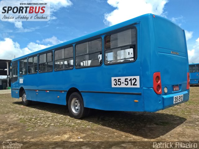 Taguatur - Taguatinga Transporte e Turismo 35-512 na cidade de São José de Ribamar, Maranhão, Brasil, por Patrick Ribeiro. ID da foto: 5872840.