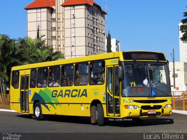 Viação Garcia 7637 na cidade de Rolândia, Paraná, Brasil, por Lucas Oliveira . ID da foto: 5875833.