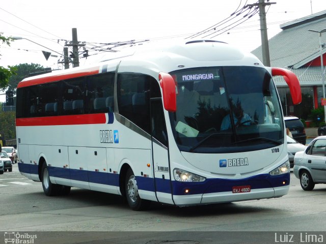 Breda Transportes e Serviços 1709 na cidade de São Paulo, São Paulo, Brasil, por Luiz  Lima. ID da foto: 5875284.