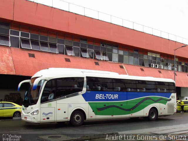 Bel-Tour Transportes e Turismo 383 na cidade de Rio de Janeiro, Rio de Janeiro, Brasil, por André Luiz Gomes de Souza. ID da foto: 5875482.