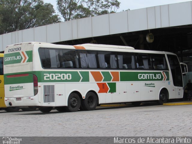 Empresa Gontijo de Transportes 20200 na cidade de Perdões, Minas Gerais, Brasil, por Marcos de Alcantara Pinto. ID da foto: 5875868.