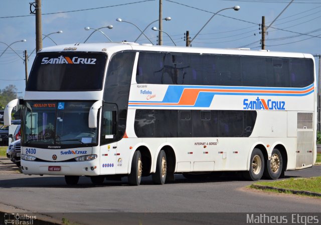 VUSC - Viação União Santa Cruz 2400 na cidade de Santa Cruz do Sul, Rio Grande do Sul, Brasil, por Matheus Etges. Número da foto: #5875324.