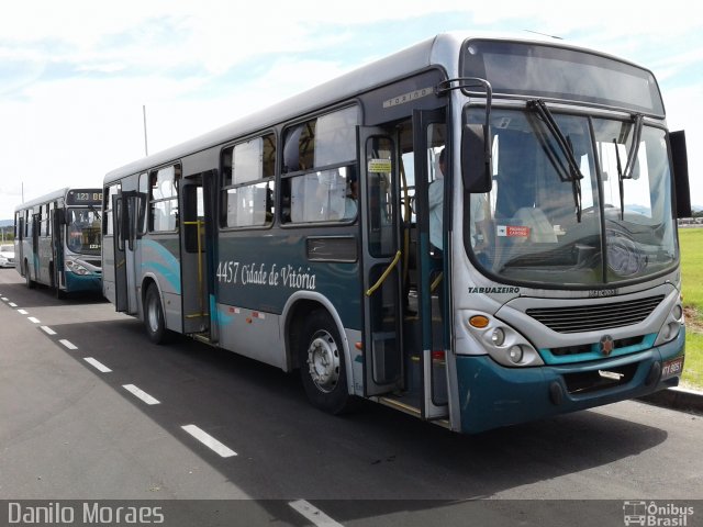 Viação Tabuazeiro 4457 na cidade de Vitória, Espírito Santo, Brasil, por Danilo Moraes. ID da foto: 5875018.